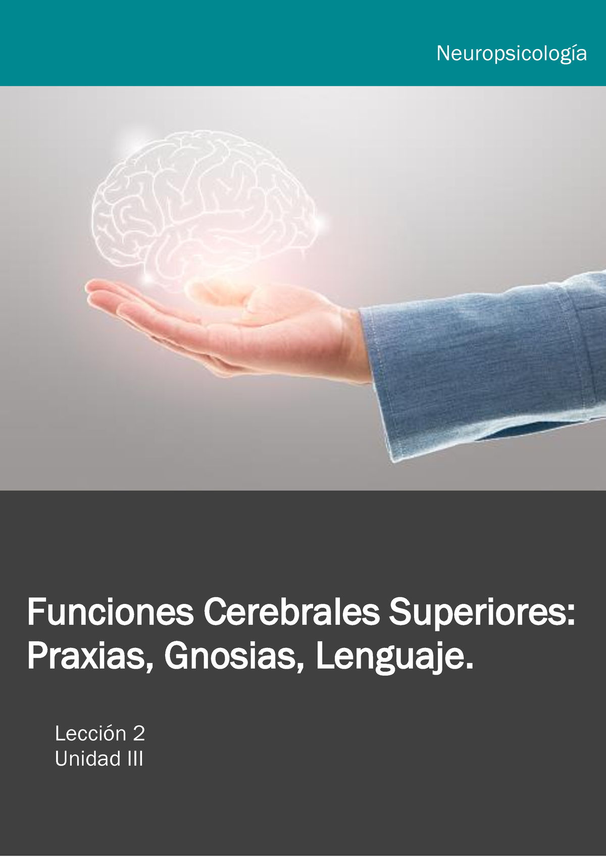 U3-2 Neuropsicología - Ninguna - Neuropsicología Funciones Cerebrales ...