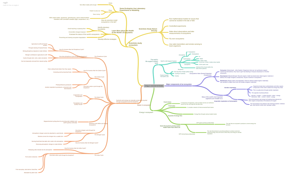 Chap 3 Ecosystems - Chap 3: ECOSYSTEMS The earth’s life-support system ...