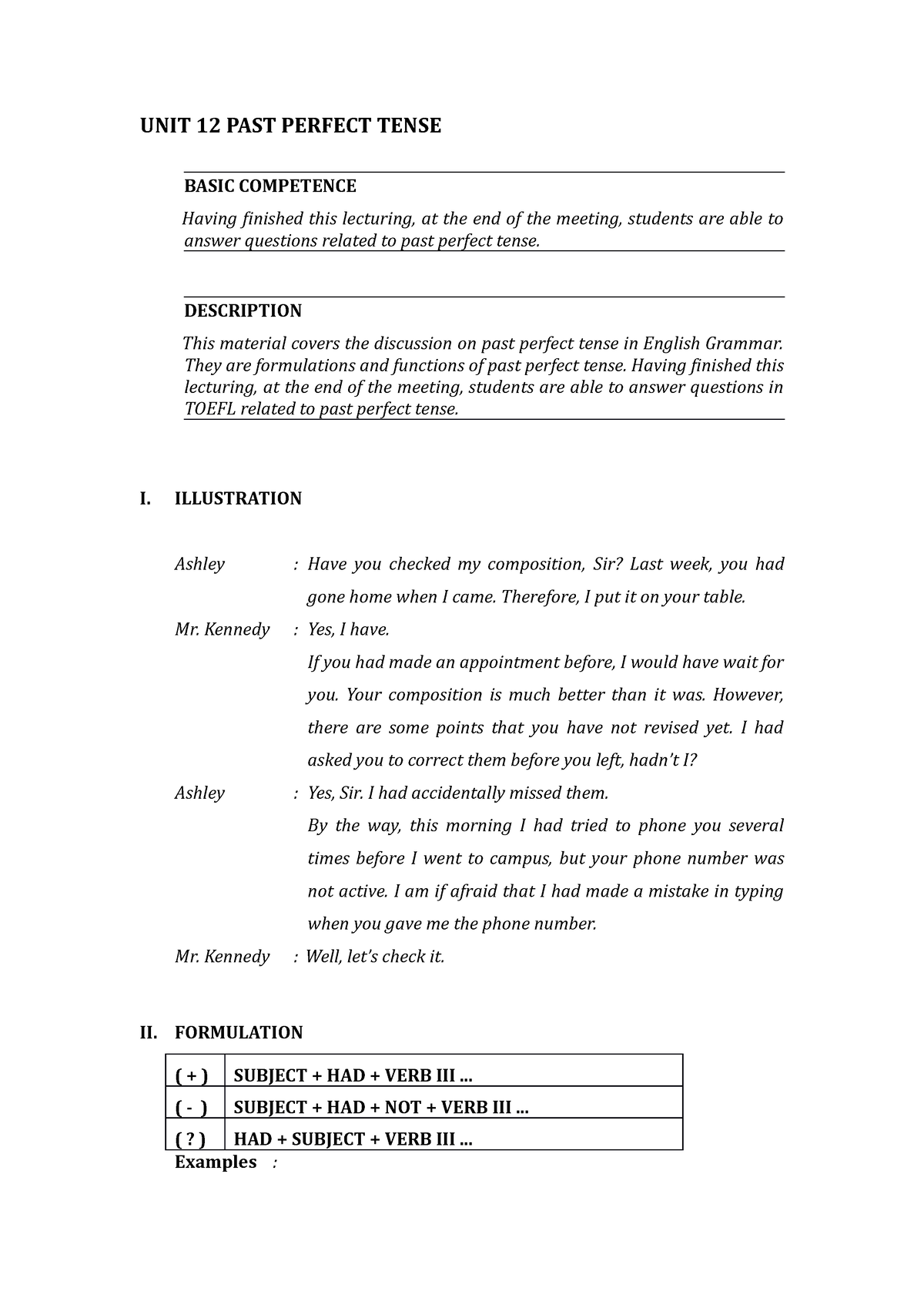 unit-14-dan-unit-15-past-perfect-tense-dan-past-perfect-continuous