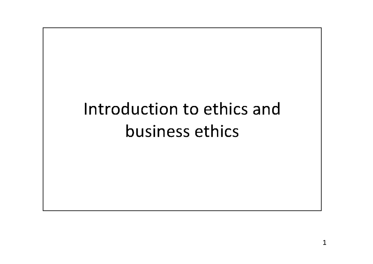 3 Key Concepts In Business And Professional Ethics Additional ...