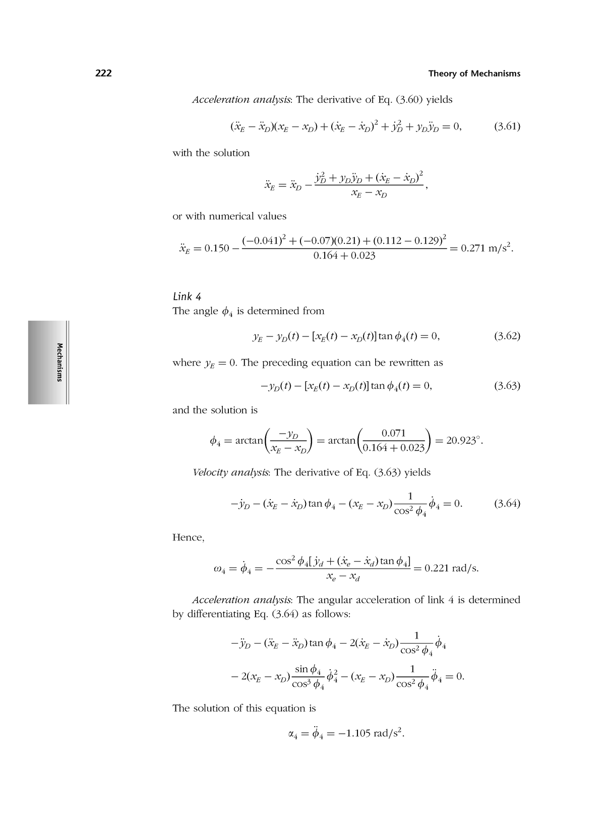 Co-Op Mechanical Engineering-48 - Acceleration analysis: The derivative ...