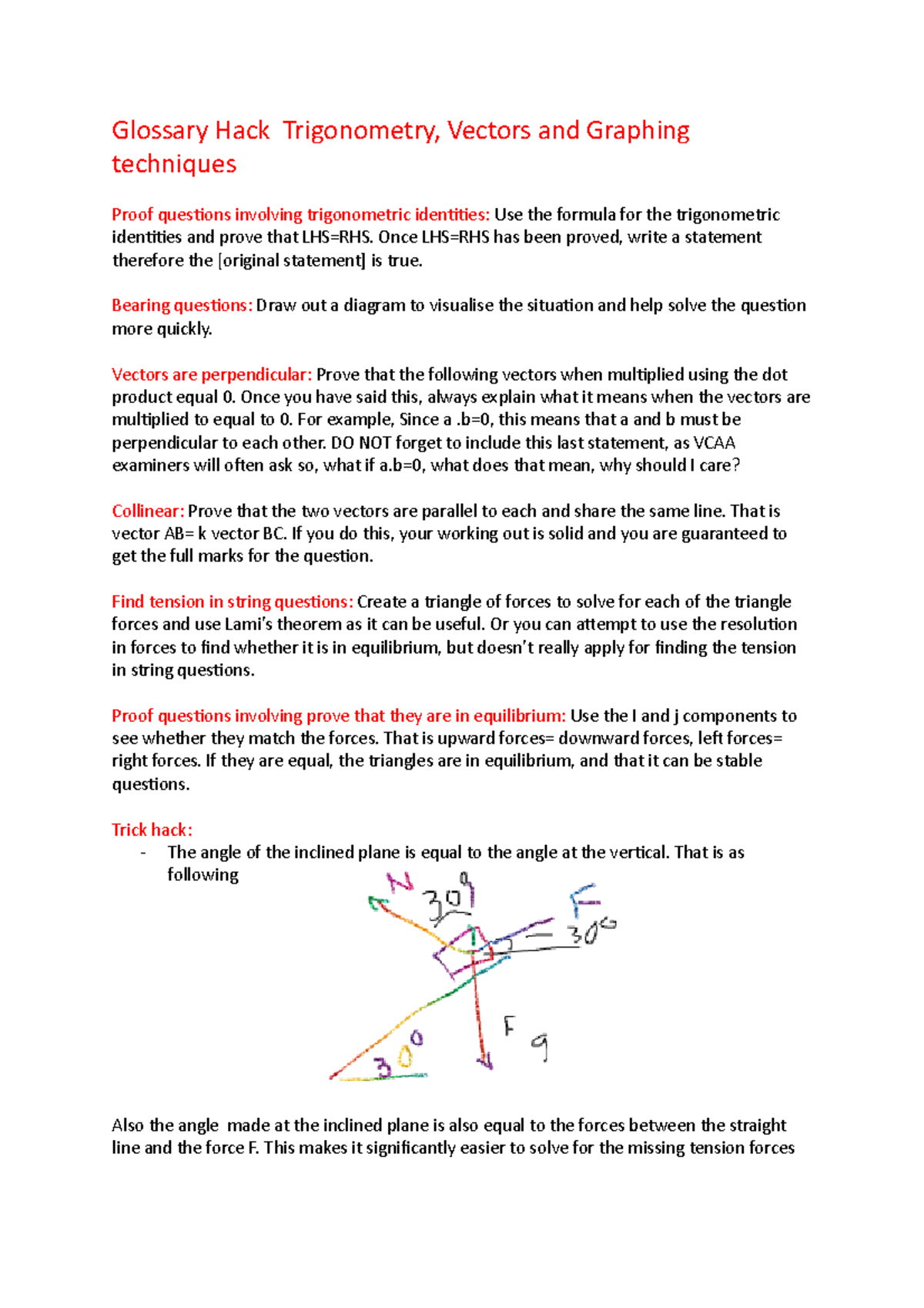 glossary-hack-unit-2-specialist-maths-na000-monash-studocu