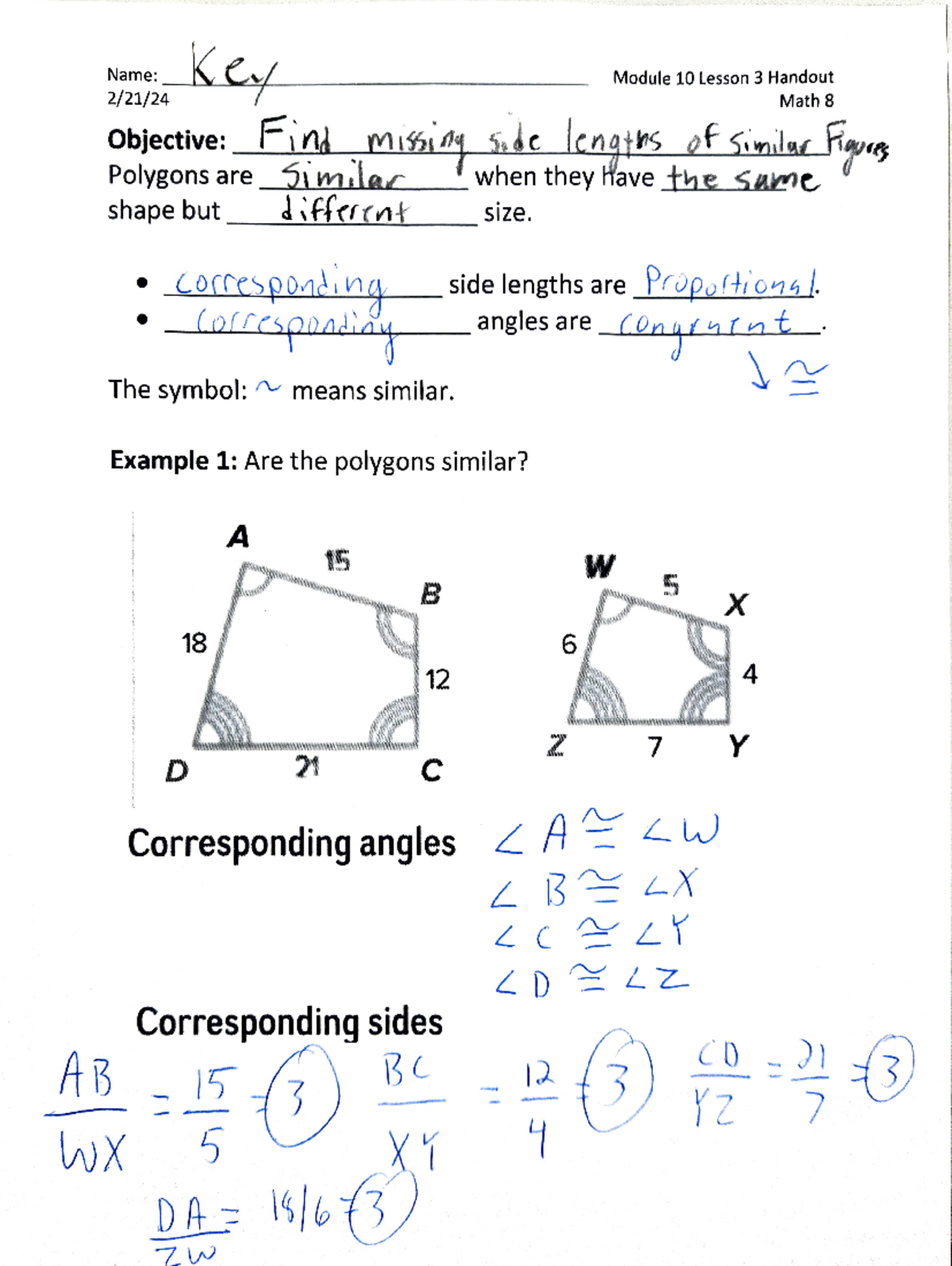 math hw fractions division - Name: 2/21/ Polygons areimilac shape but ...