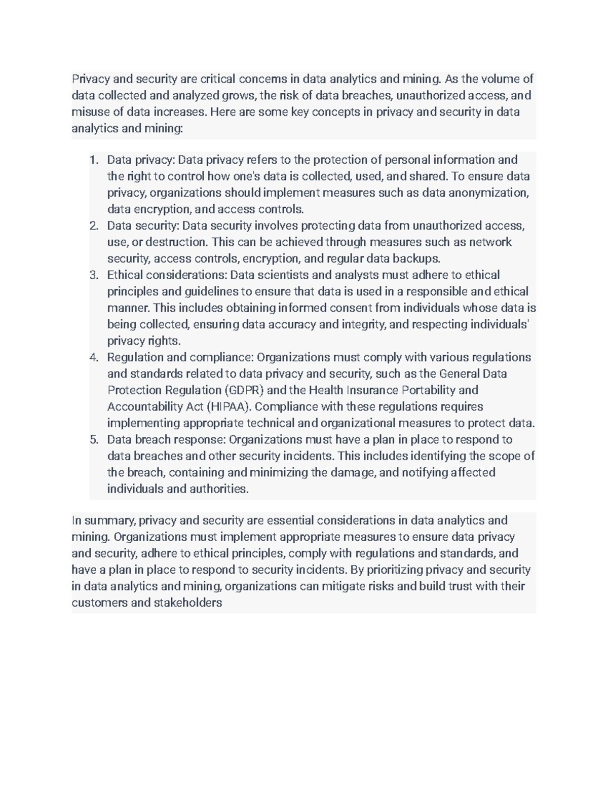 Privacy and security in data analytics and mining - Privacy and ...