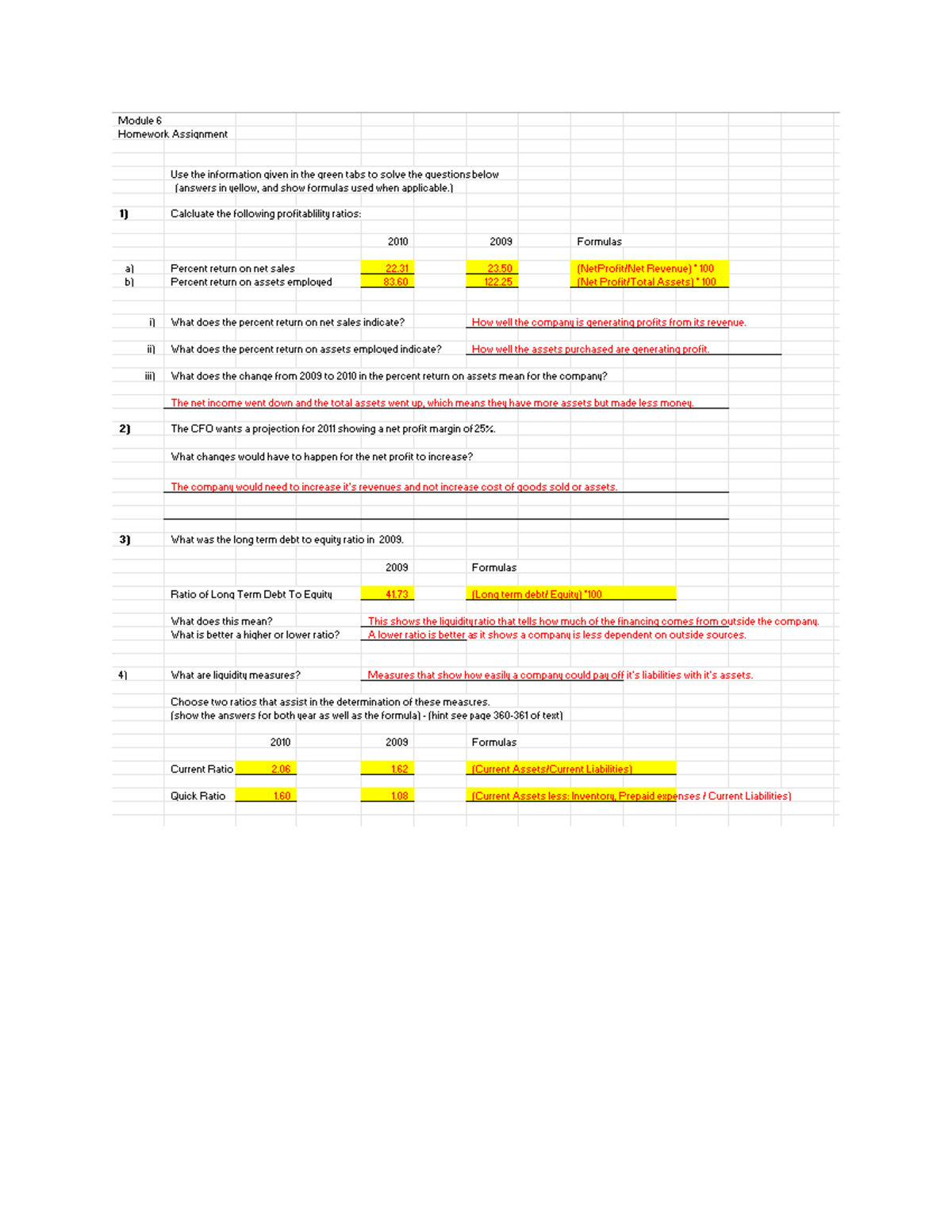 ACC 340 Module Six Homework ACC340 Studocu