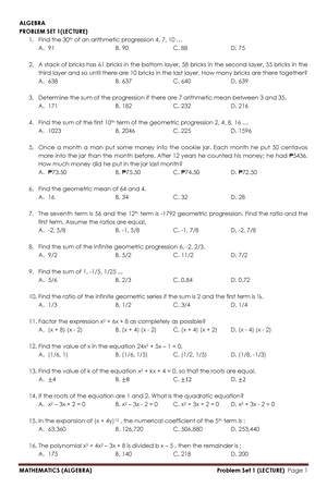 Trigonometry PS 3( Lecture) - MATHEMATICS – TRAGONOMETRY Page 1 ...