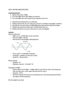 Matter-cheatsheet - cheat sheet for matter - Light as particle & light ...