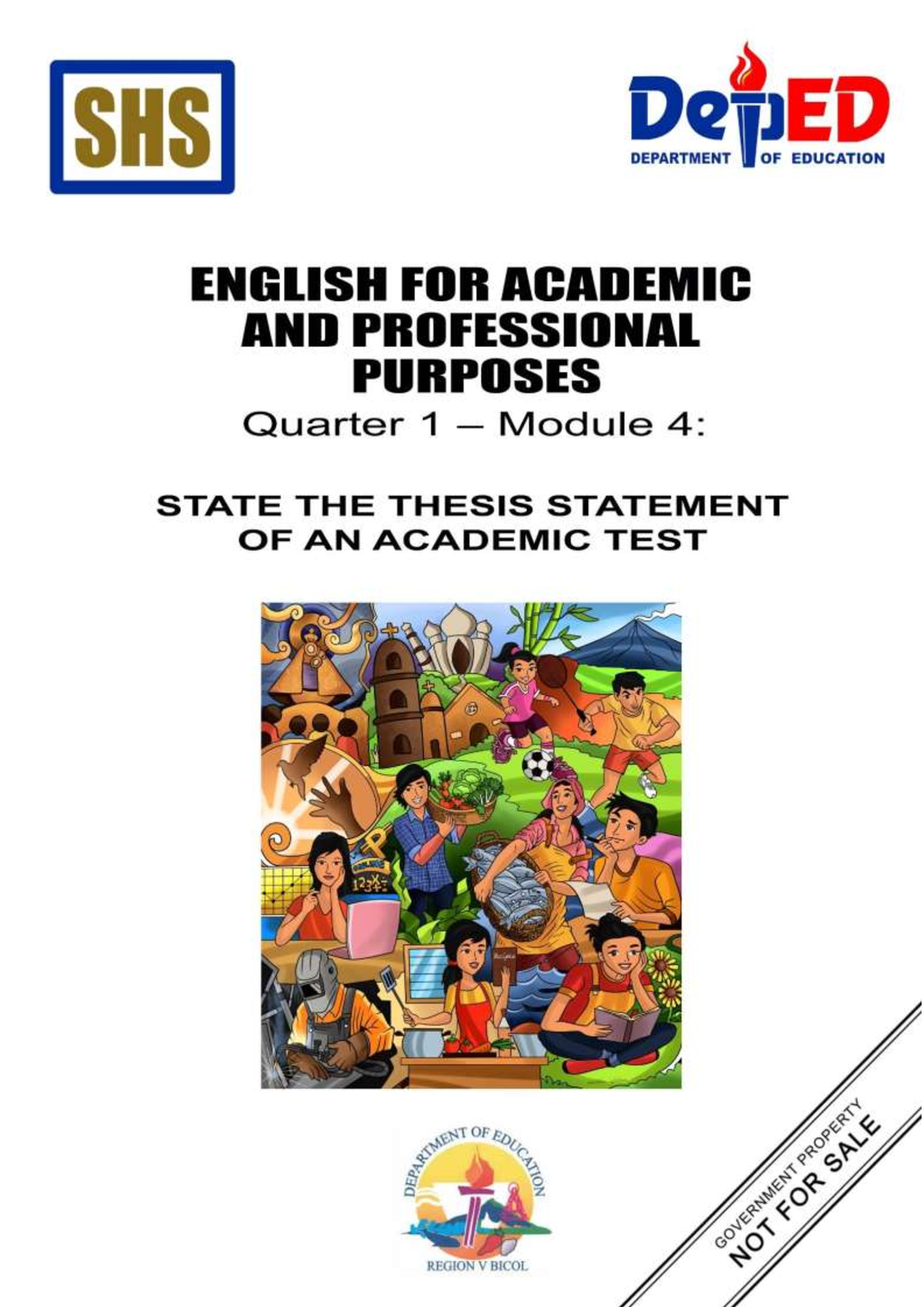 Q1 Module 4 Rehrhh English For Academic And Professional Purposes Shs Quarter 1 Module 5652