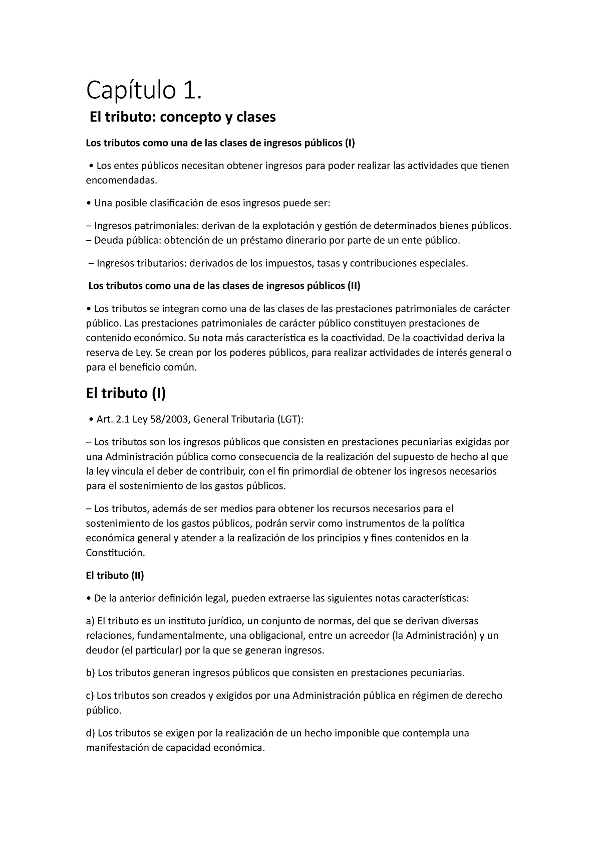 FYT1.1 Temas 1 AL 8 - Resumen Introducción Al Derecho Financiero Y ...