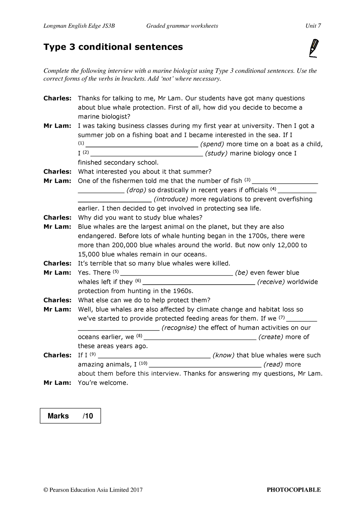 Edge 3BU7 Graded Grammar 02 Type 3 Conditional Sentences 3 - Type 3 ...