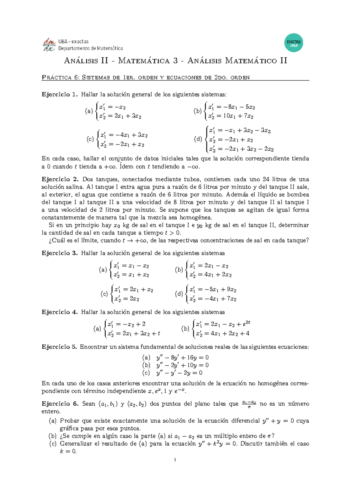 P6 - Resueltos de ejercicios de práctica - An ́alisis II - Matem ́atica ...