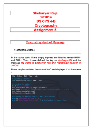 Cryptography Chptr 11-Hash Functions - Understanding Cryptography – A ...