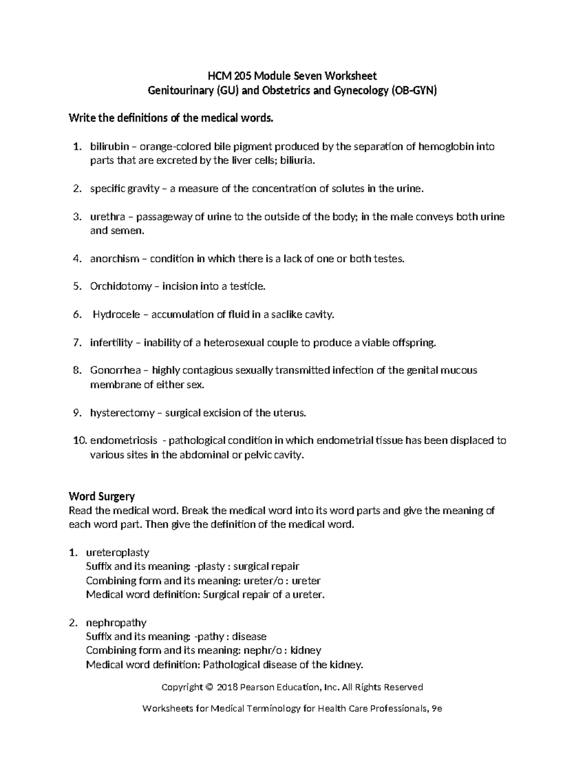 HCM 205 Module Seven Worksheet - HCM 205 Module Seven Worksheet ...
