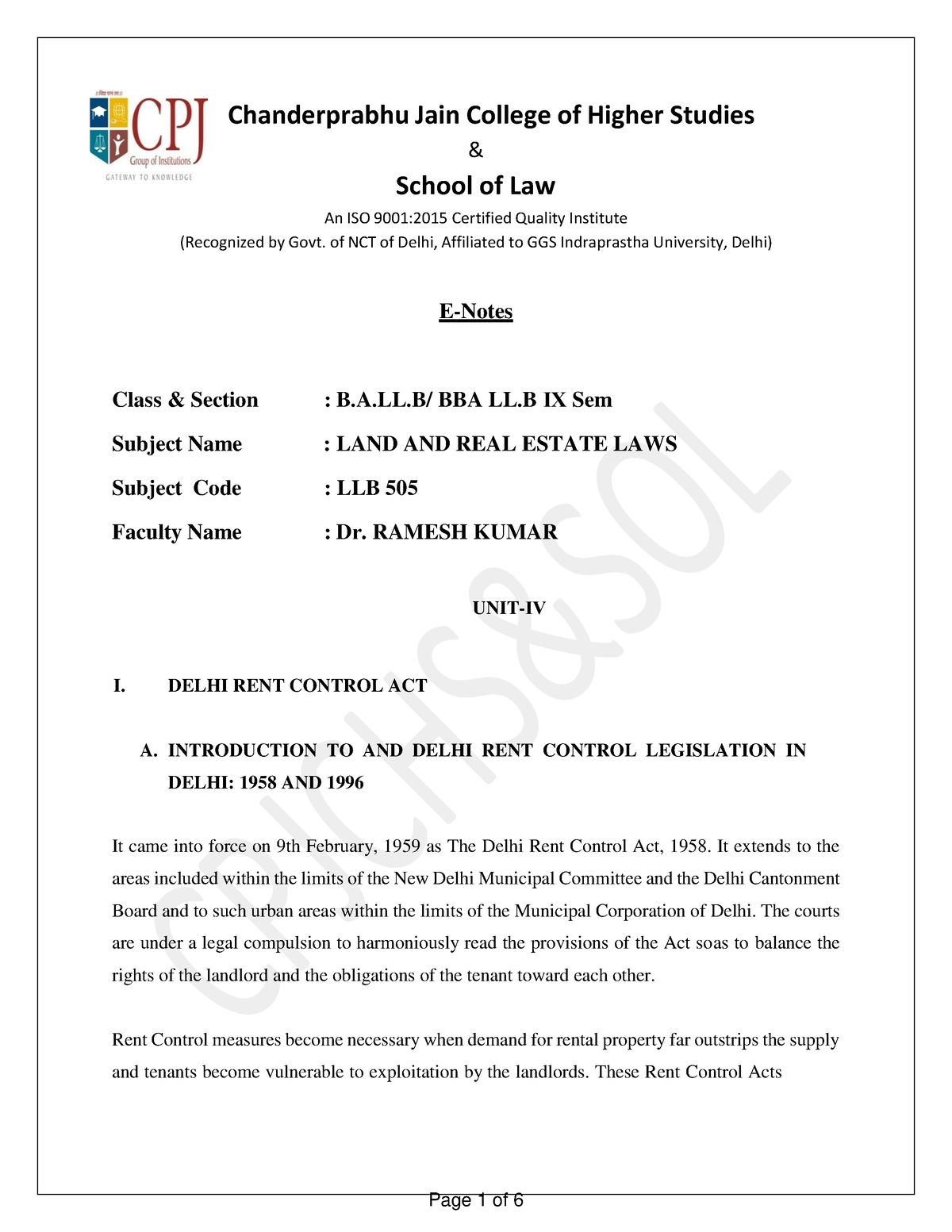 e-notes-land-laws-unit-4-school-of-law-an-iso-9001-2015-certified