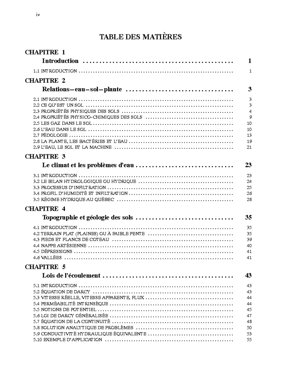 Tab Mat - Table de matières - - Studocu