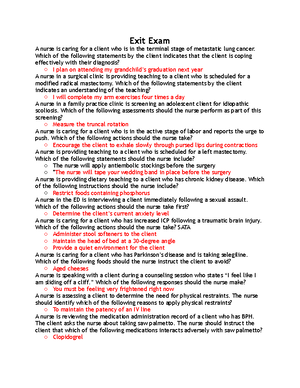 Exam 4 study guide ch 21 22 23 28 32 33 - Exam 4 Study Guide Chapter 21 ...