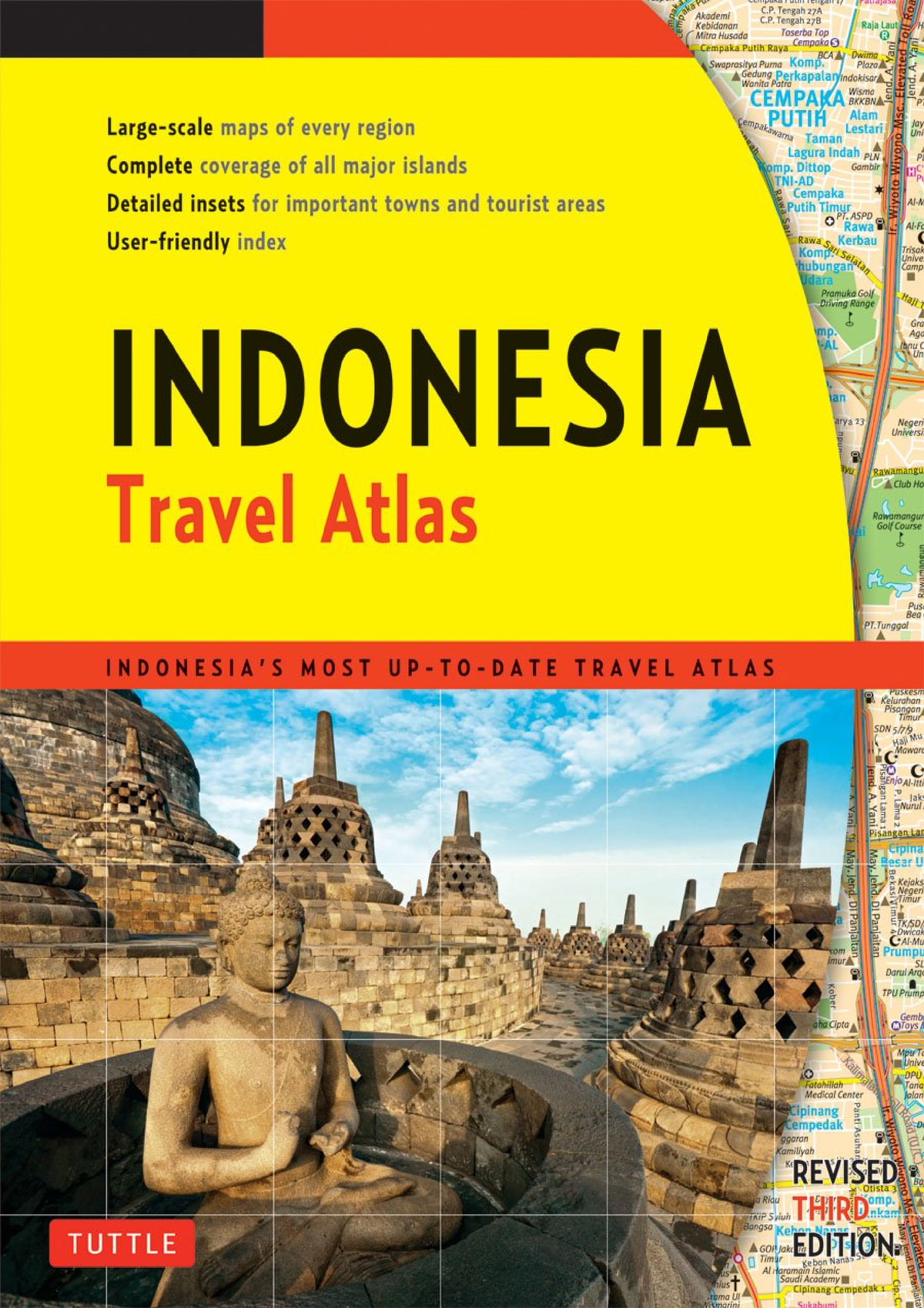 今ならほぼ即納！ インドネシア・全土の詳細地図帳(Indonesia Travel Atlas) 世界地図 - alanbantik.com