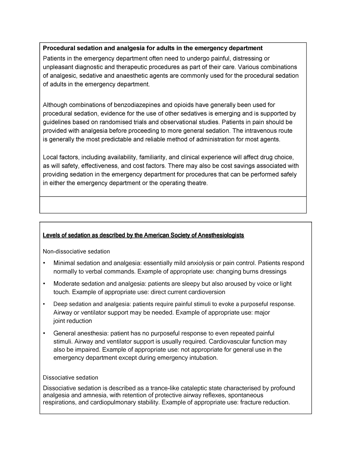 Sedation Stud - Explain Sedative Drugs - Procedural Sedation And ...