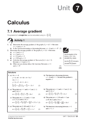 Sine Cosine and Area Rule Notes - 222 uNiT 11 Tr iGONOMETry: SiNE ...