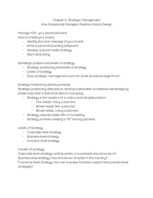 Review Sheet for Exam 3 ch 10.6 - Review Sheet for Exam 3 (BU201 ...