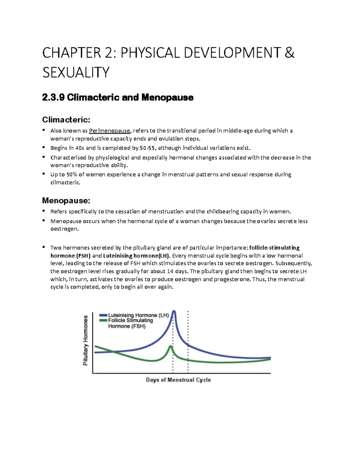 Chapter 2 - Physical Development and Sexuality - CHAPTER 2: PHYSICAL ...