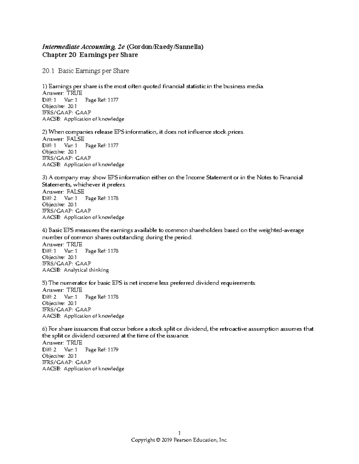 Gia02 tb chapter 20 Intermediate Accounting 2E Gordon TB Intermediate Accounting, 2e