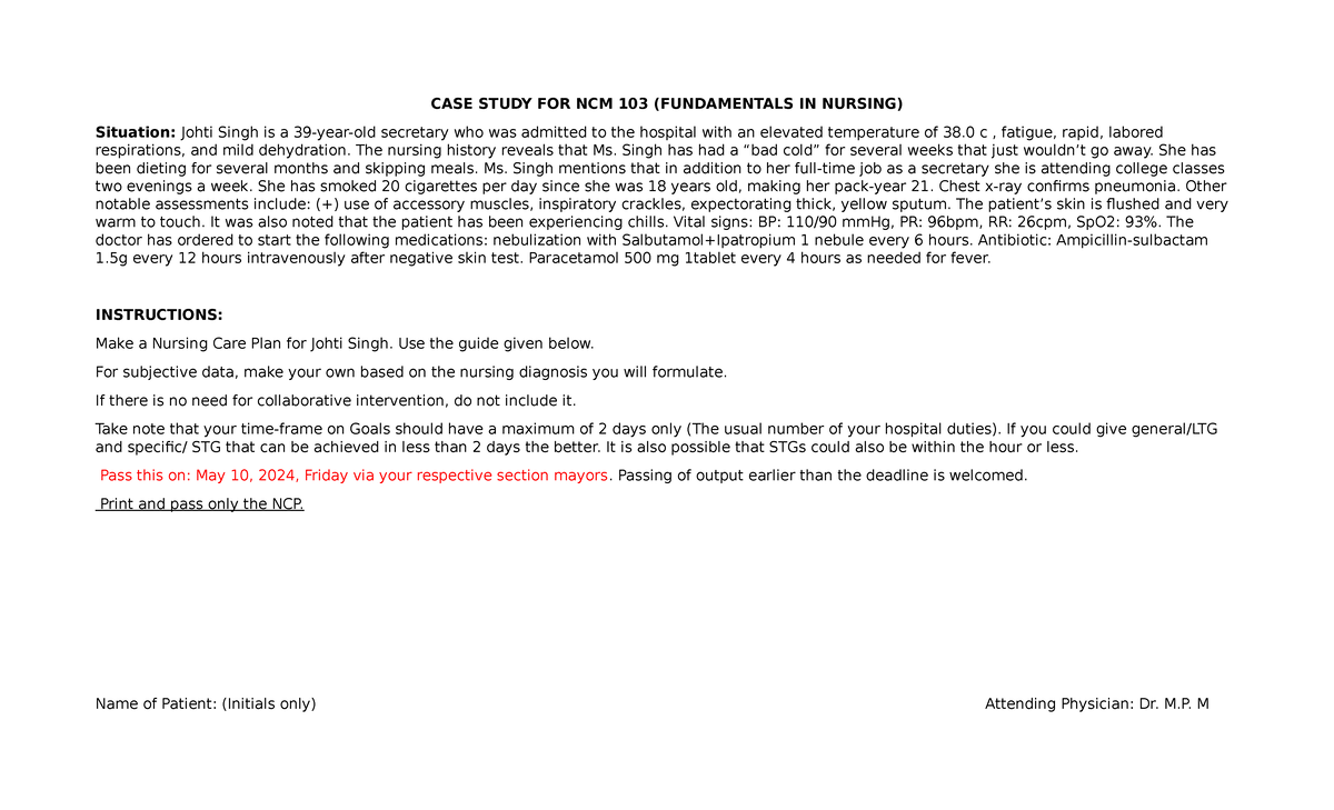 Case-Study-Finals - an idea of how to do a case study - CASE STUDY FOR ...