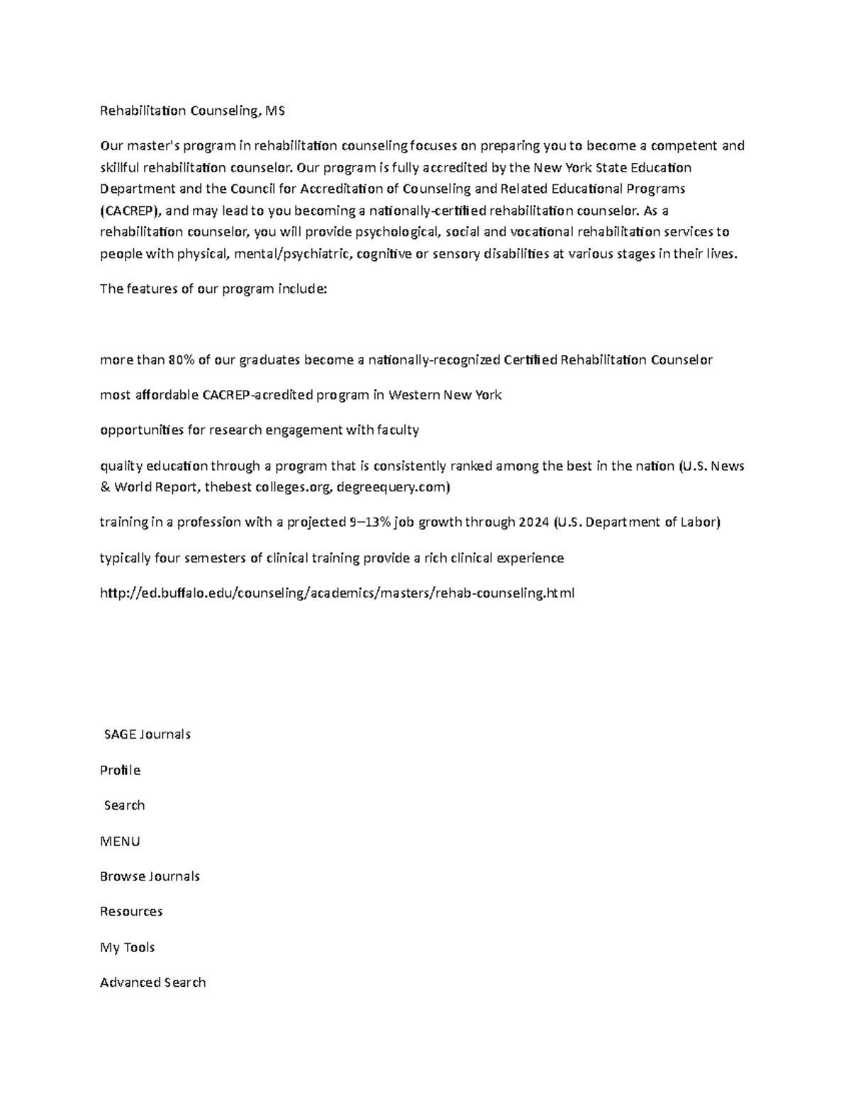 Rehabilitation - rehab - Rehabilitation Counseling, MS Our master's ...