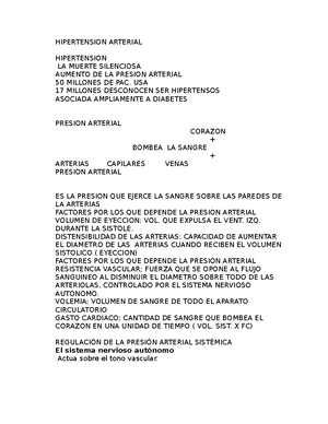 Mediadores humorales en hipertensión