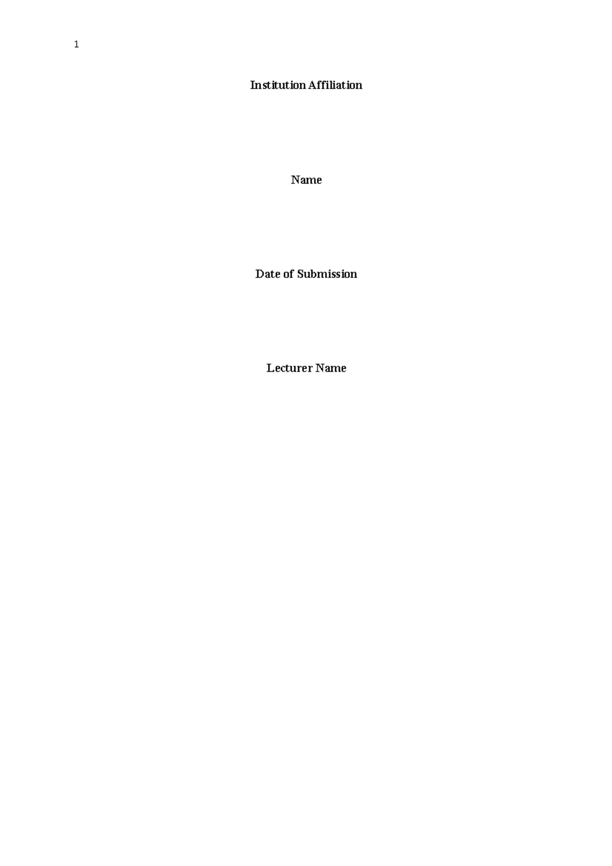Traffic - notes - Institution Affiliation Name Date of Submission ...