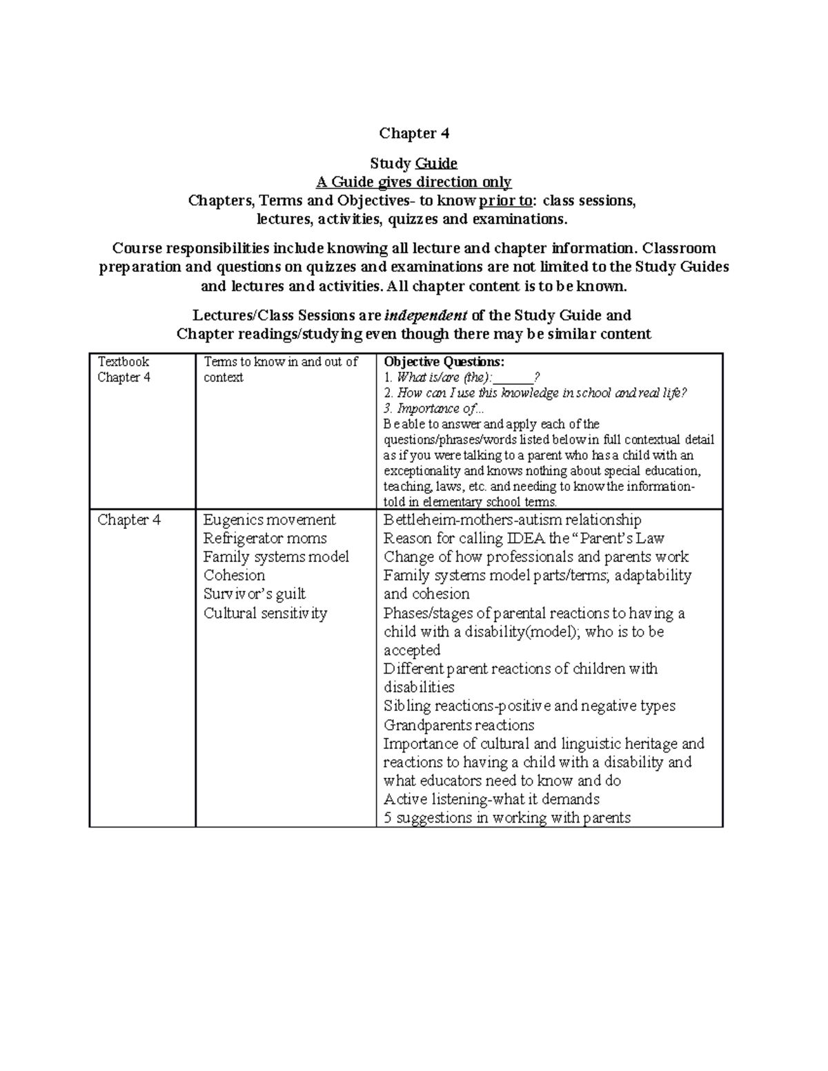 Study Guide-Chapter 4-G And B - Chapter 4 Study Guide A Guide Gives ...