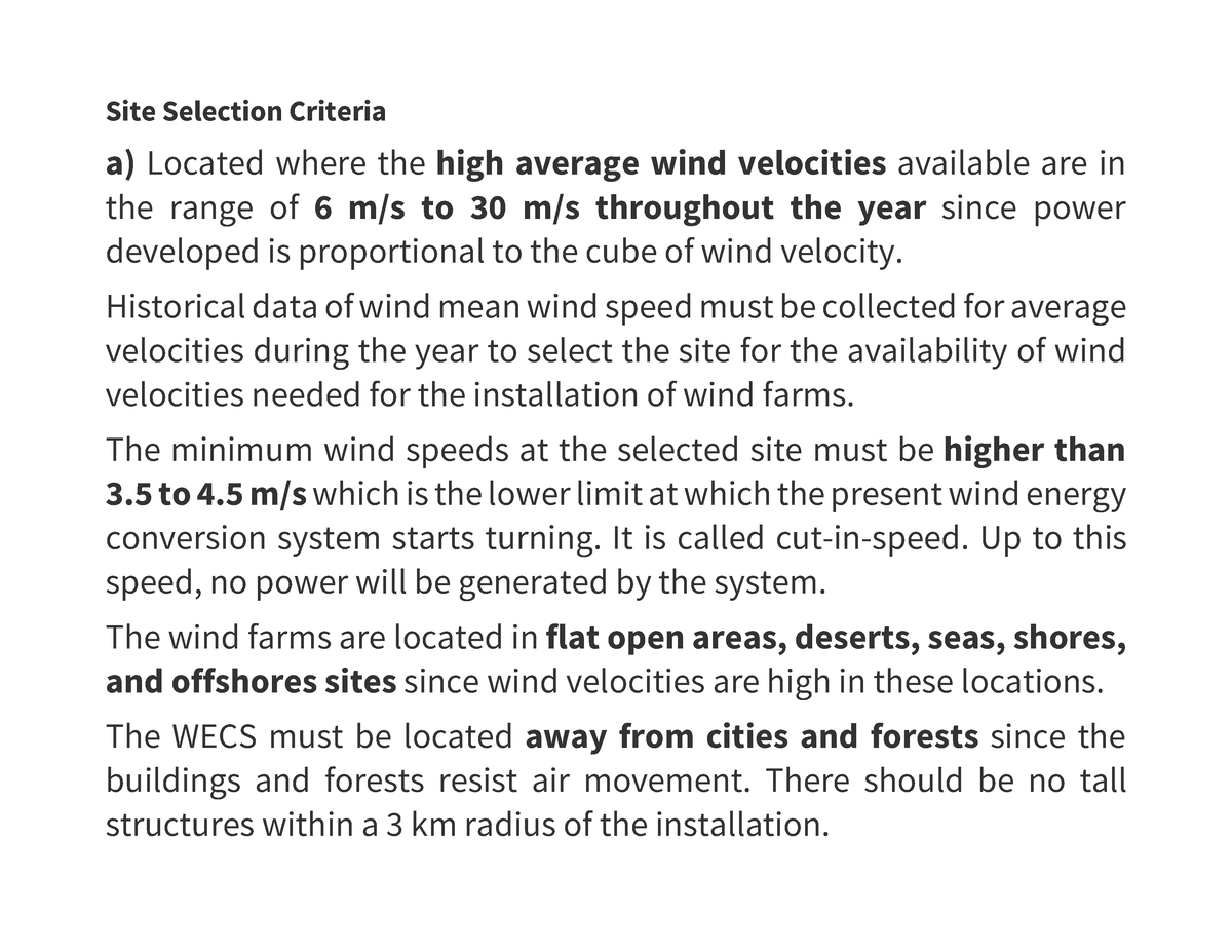 Wind Energy Site Selection And Storage Methods - Site Selection ...