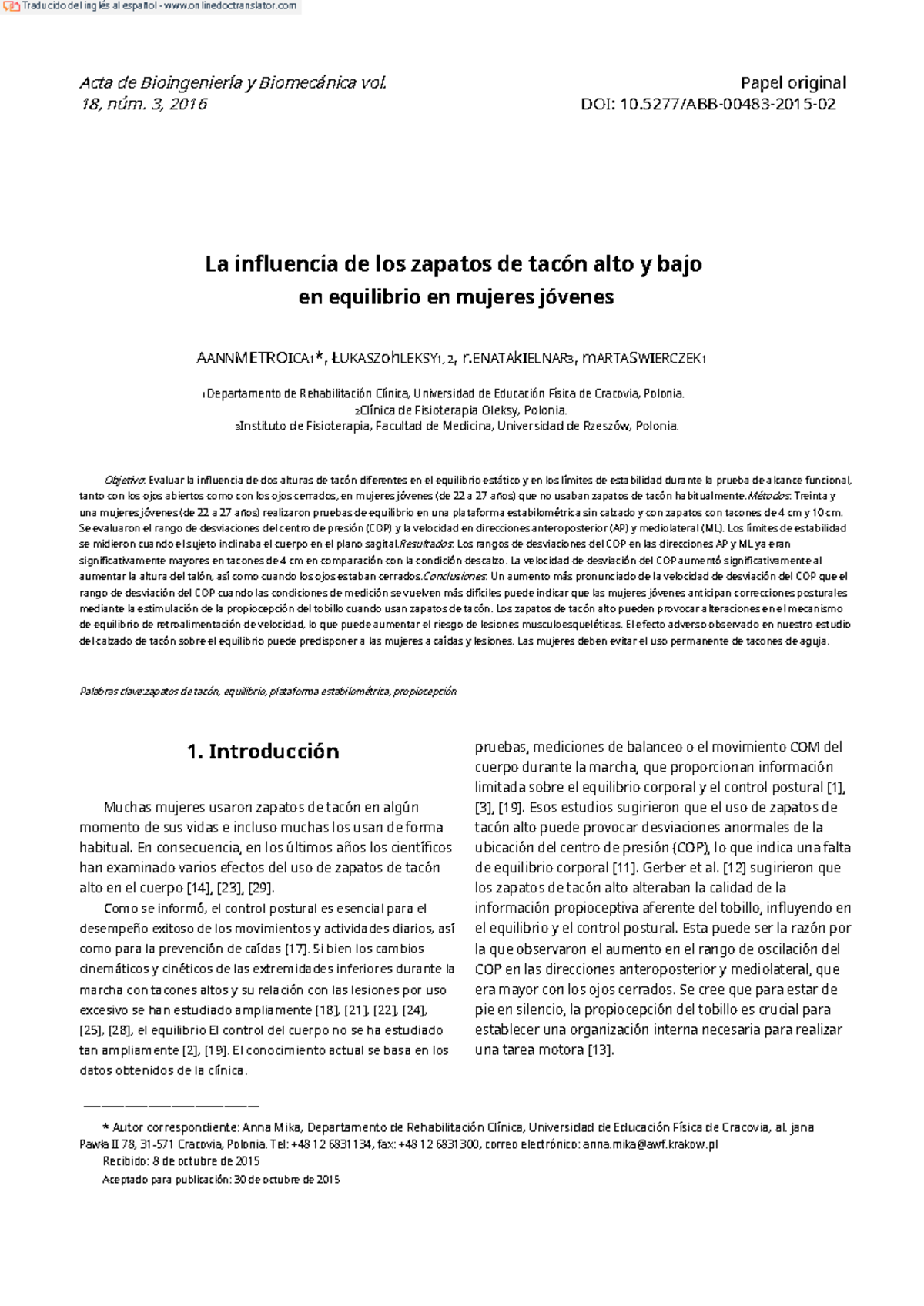 Mika 3 2016 - informme - Acta de Bioingeniería y Biomecánica vol. 18 ...