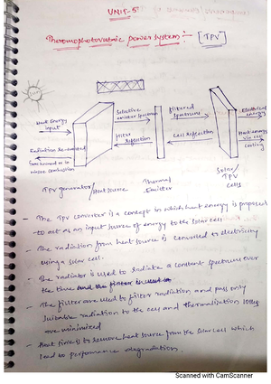Unit-4 - Usefull topics notes - Solar Photovoltaic Power systems - Studocu