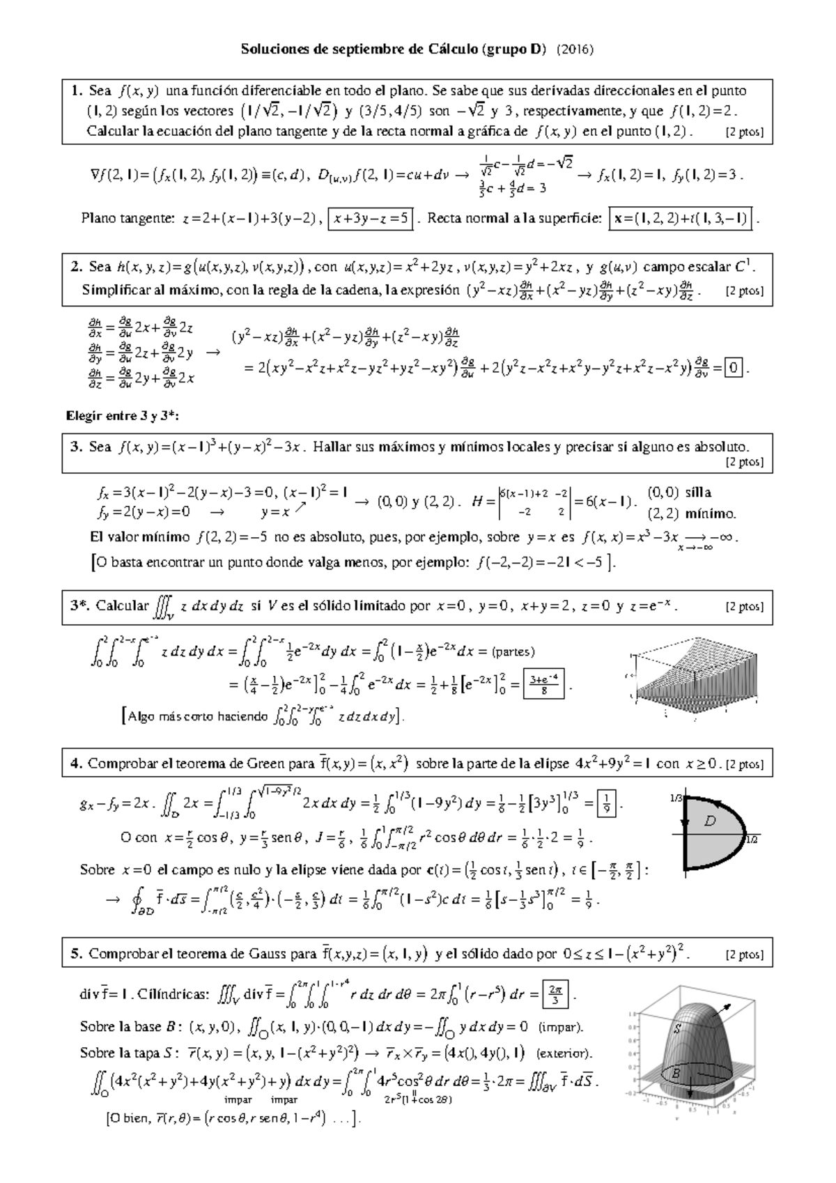 Solucionario Calculo De Varias Variables Uatf Studocu