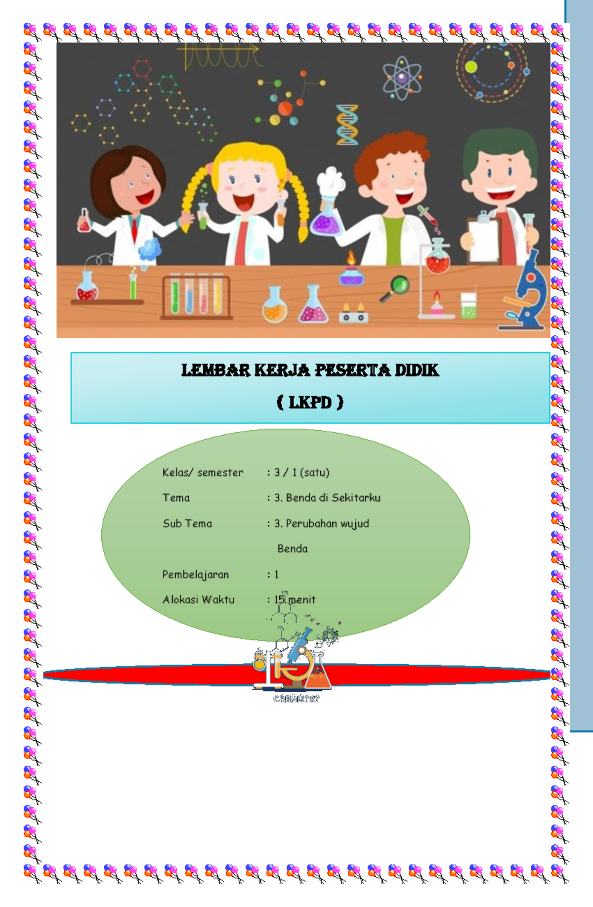 Lkpd Tema 3 Subtema 3 Pembelajaran 1 Lembar Kerja Peserta Didik Lkpd Kelas Semester 3 3690