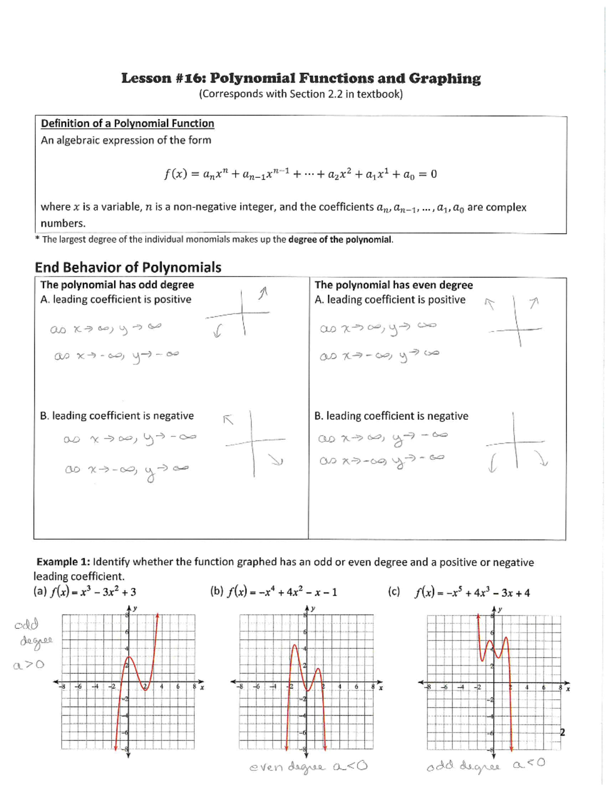 Lesson 16 Notes Filled Insd - EDU A701A - Studocu