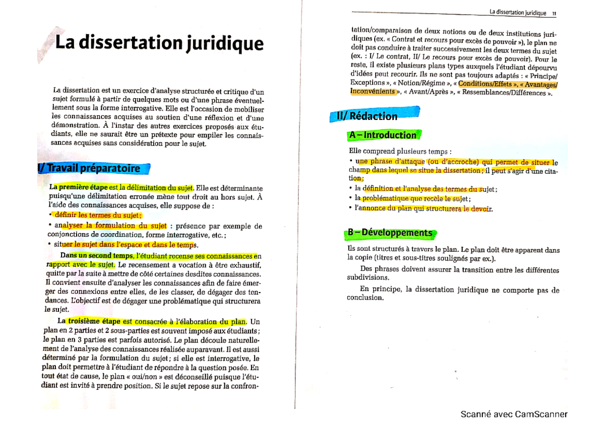 la loi dissertation juridique pdf