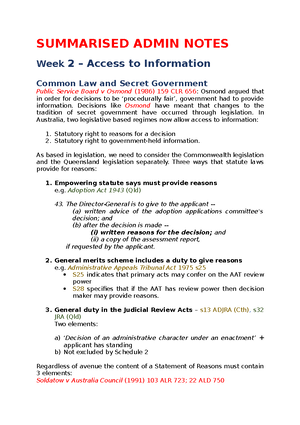 Admin Exam notes - Admin Exam Notes Table of Contents Access to ...
