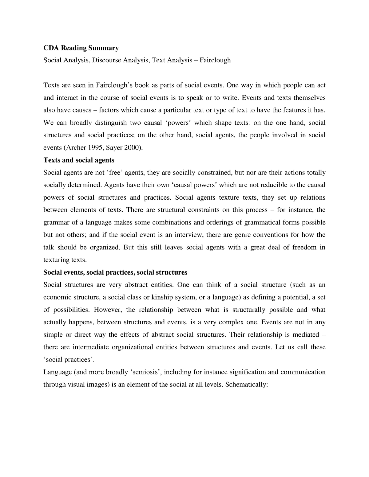 what is a social analysis essay