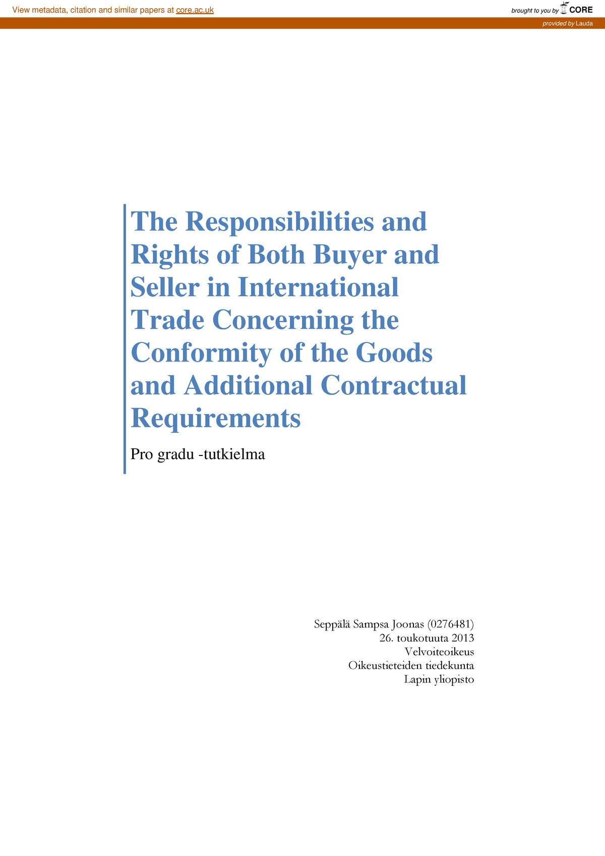 Rights Buyer And Seller - The Responsibilities And Rights Of Both Buyer ...