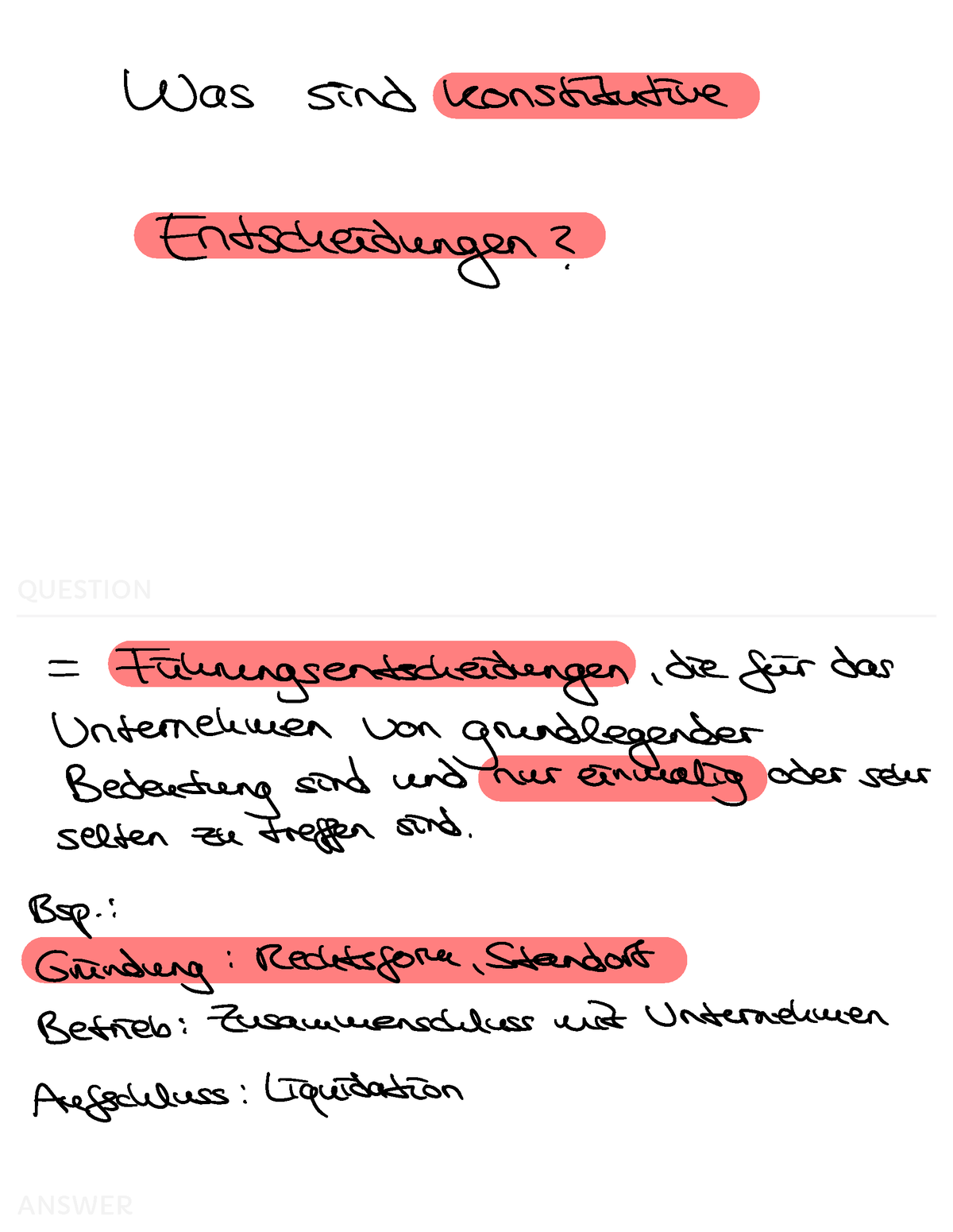 BWL Teil A.2 Bilanz Lernkarteien - QUESTION Was Sind Konstitutive ...