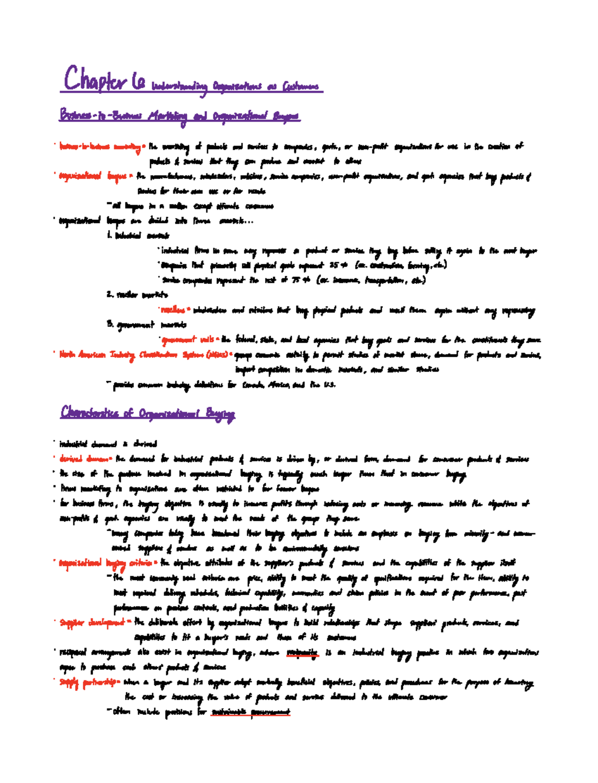 Chapter 6 - Understanding Organizations as Customers - Chapter 6 ...
