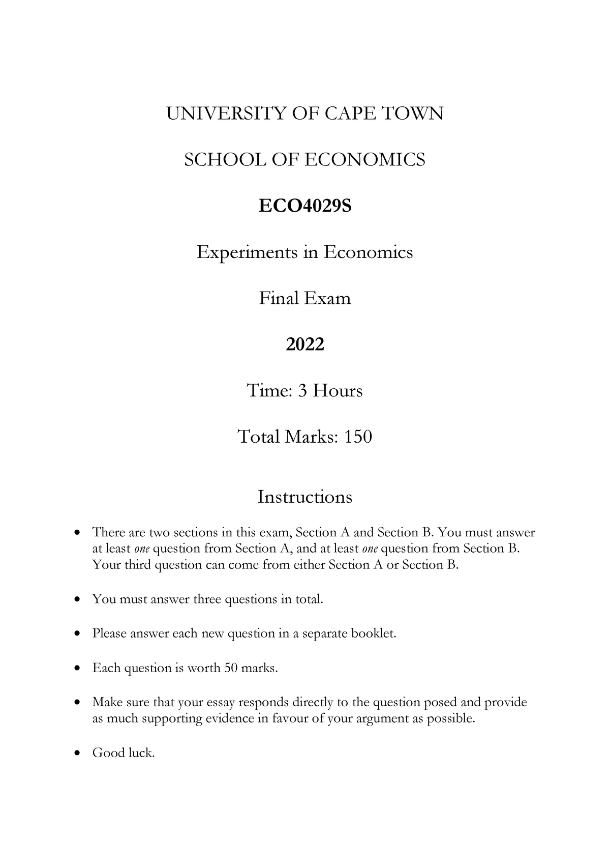 ECO4029S Exam 2022 Final UNIVERSITY OF CAPE TOWN SCHOOL OF   Thumb 1200 1698 