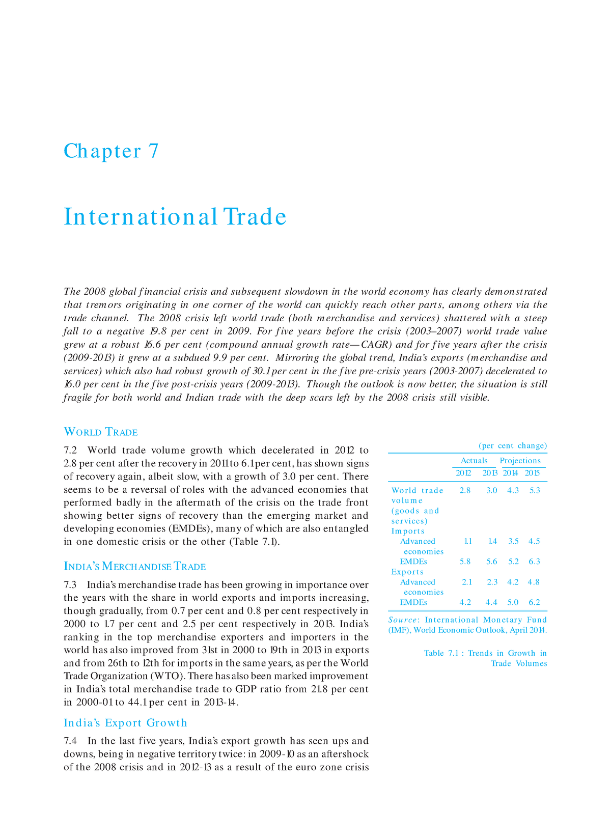 Chapter 7 International Trade - Ch A P T E R 7 In T Er N At Io N Al ...