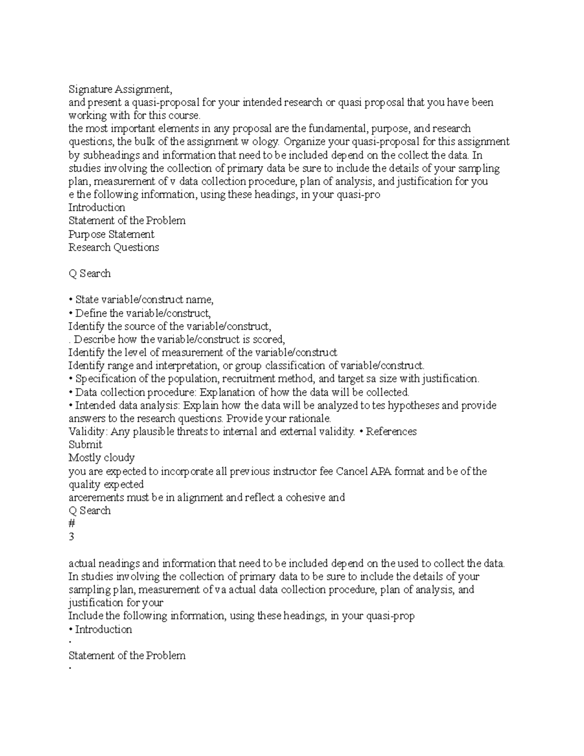 Signature Assignment - Coursework - Signature Assignment, and present a ...