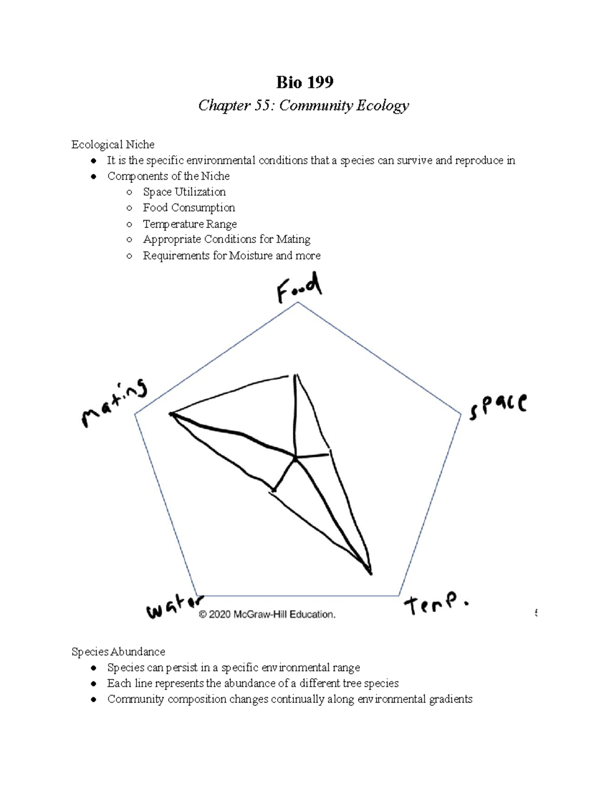 Bio 199: Chapter 55 - Community Ecology - Bio 199 Chapter 55: Community ...