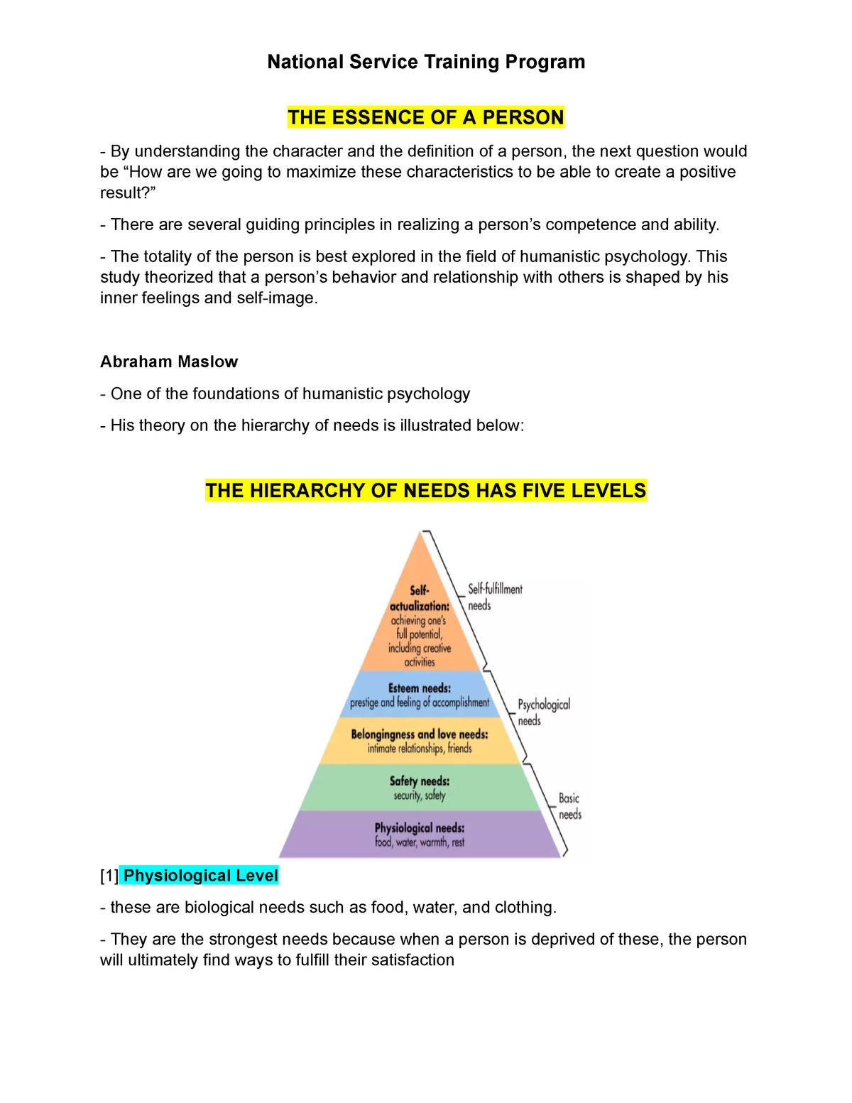 THE Essence OF A Person - Hope it helps you! - THE ESSENCE OF A PERSON 