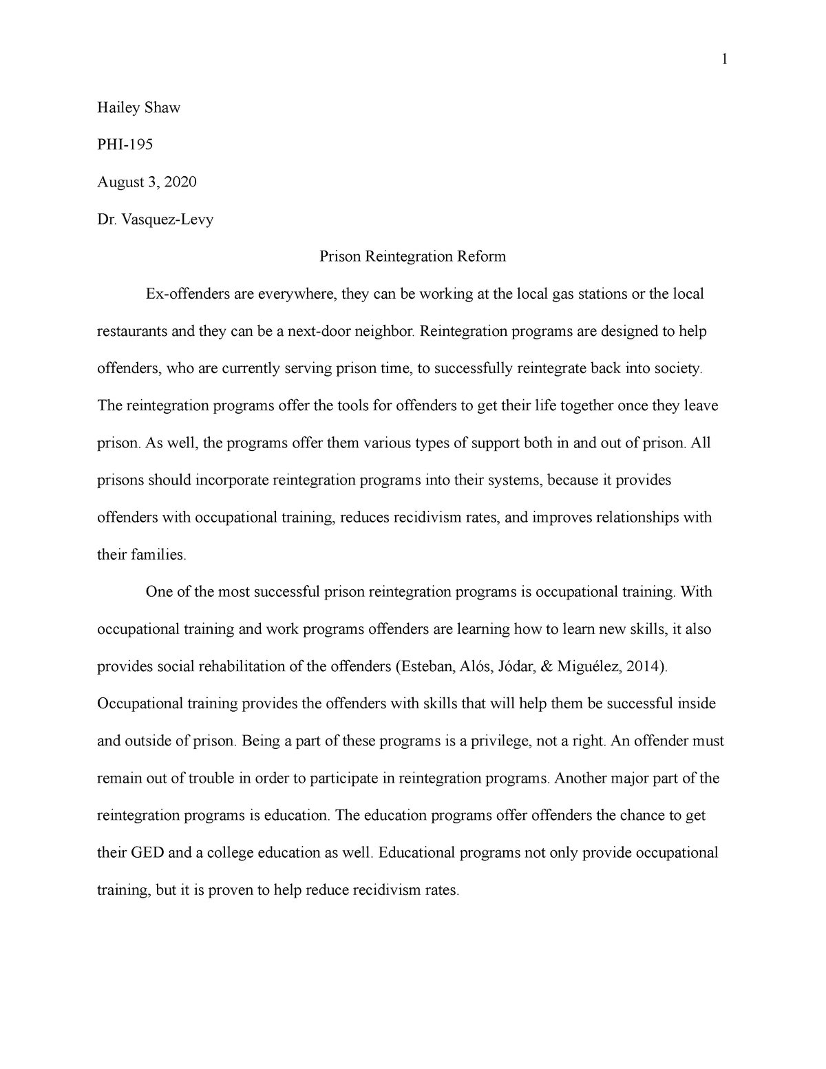 phi 105 persuasive essay final draft