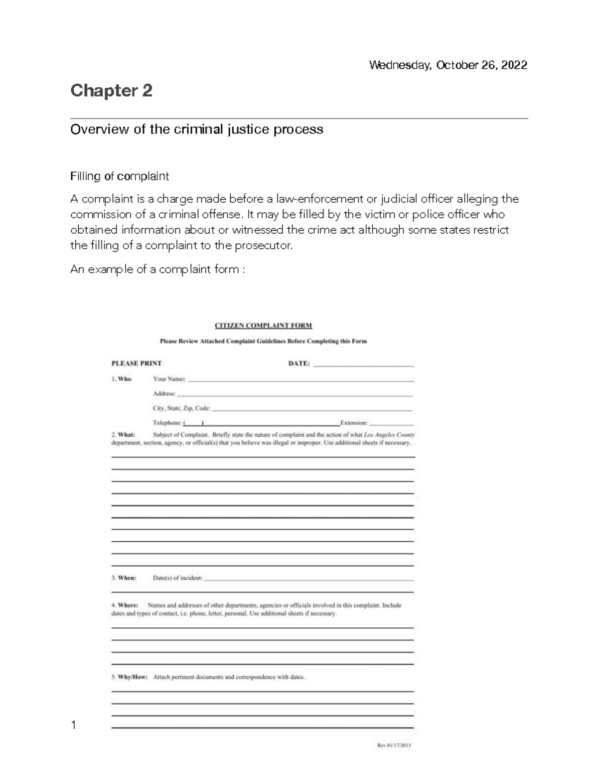 ADJ-2 pg 4 - notes - Wednesday, October 26, 2022 Chapter 2 Overview of ...